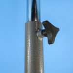 telescopic table leg with gas strut