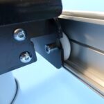 grey nuova mapa telescopic table leg 330mm to 710mm adjustable