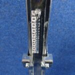 grey nuova mapa telescopic table leg 330mm to 710mm adjustable