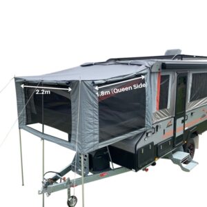 bed end flys with waterproof sides & windows