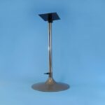 wineglass table leg, grey, complete