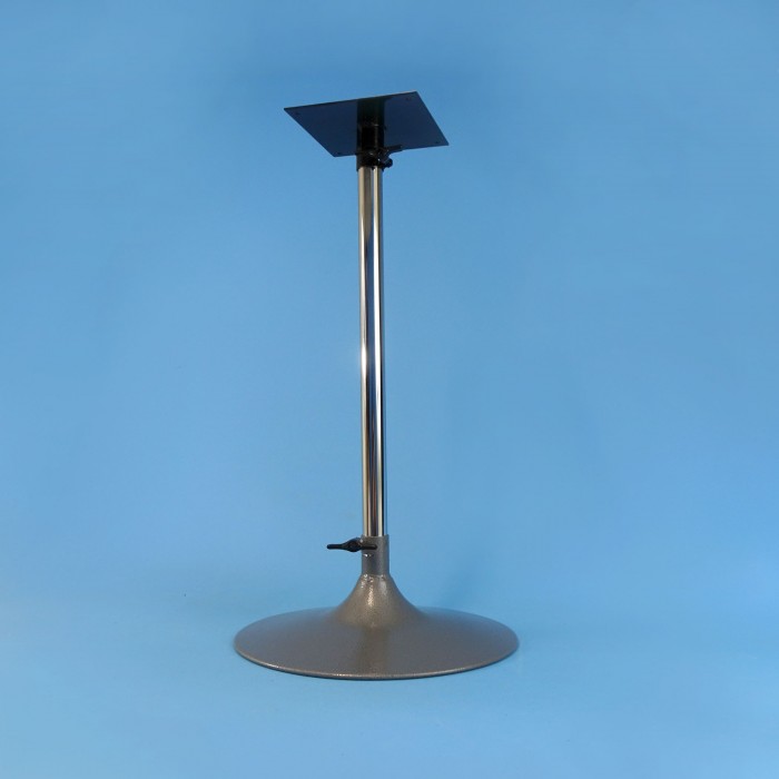 wineglass table leg, grey, complete