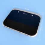 sphere 2 burner gas cooktop with glass lid (480w x 370d)