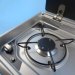 dometic slimline 2 burner stove with sink (760x325mm)