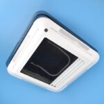 camec skylight plus with internal blind & led 400x400mm