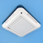 camec skylight plus with internal blind & led 400x400mm