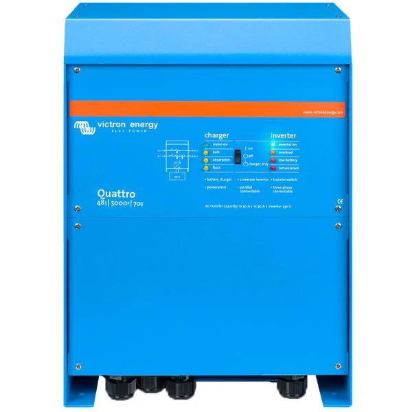 victron quattro inverter charger (48v / 8000va / 110a)