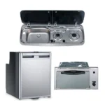 Dometic Fridge, Grill, Hob/Sink Unit Bundle (Sink on Right, 9222 Model)