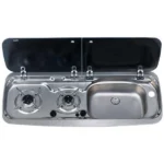 Dometic CRX50 Fridge, 9222 Hob/Sink Unit and Tap Bundle (Sink on Left) - Image 4